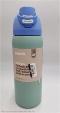 Owala 32oz FreeSip Stainless Steel Water Bottle - Misty Meadows READ DESCRIPTION