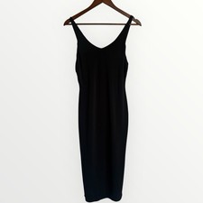 Alice + Olivia Black Evening Dress Stacy Bendet Air Size 8 Designer Lace Back