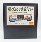 N Scale Micro Trains Weathered McCloud River Graffiti 50' Rib Side Box Car 3Pk — photo 9
