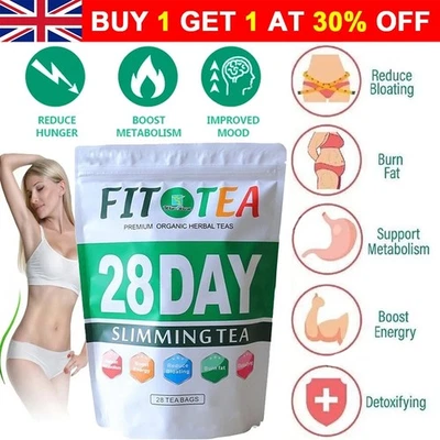 28 Days Flat Tummy Tea Herbal Detox Slimming Tea Weight Loss 3g*28 Sachets/Bag