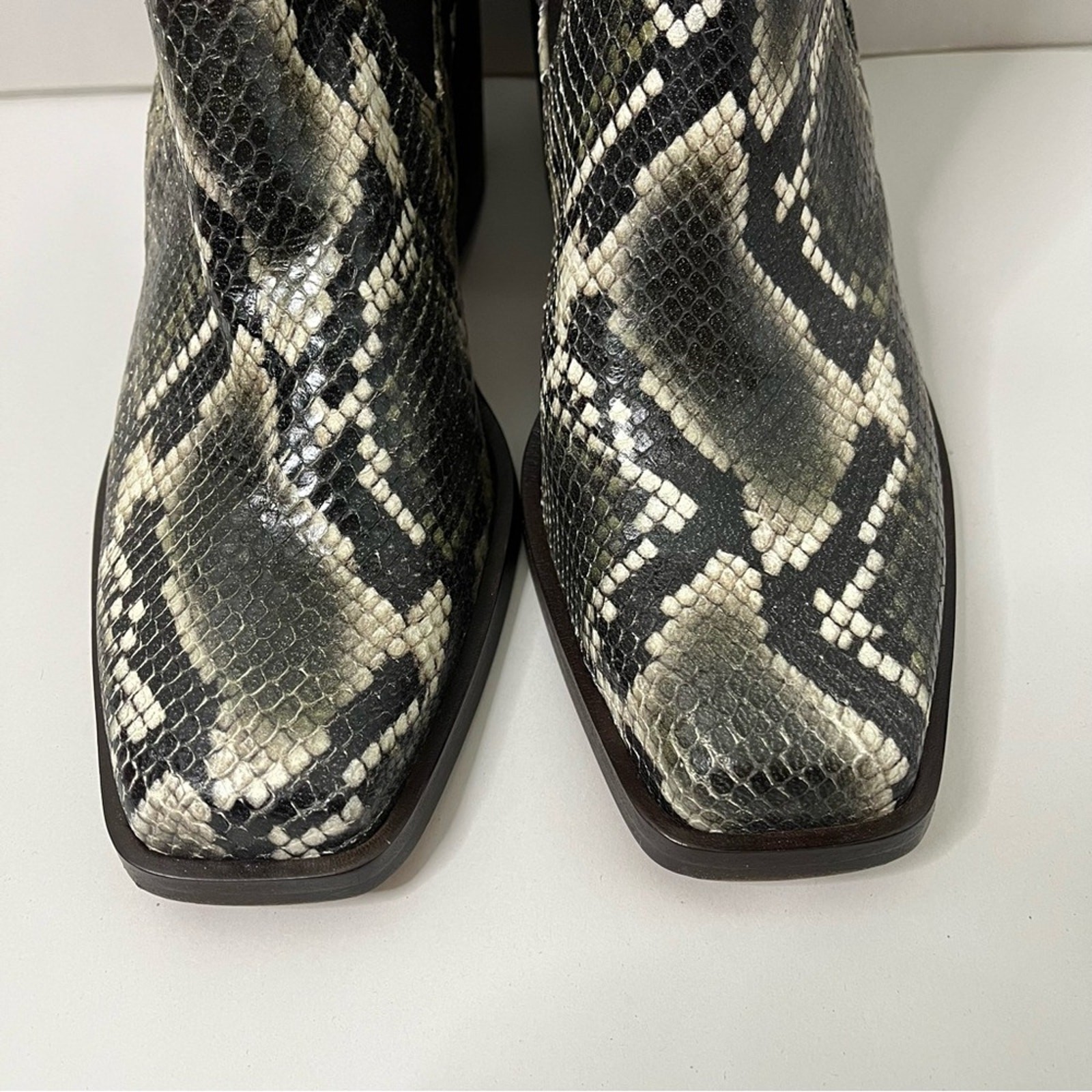 Rag & Bone Axis Boots Python Snakeskin Ankle Boot… - image 8