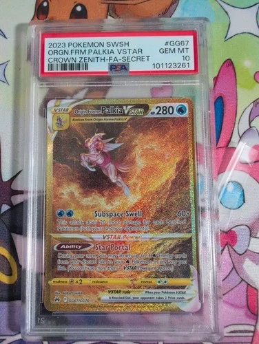 PSA 10 GEM MINT Pokemon Origin Forme Palkia VSTAR Crown Zenith GG67/GG70