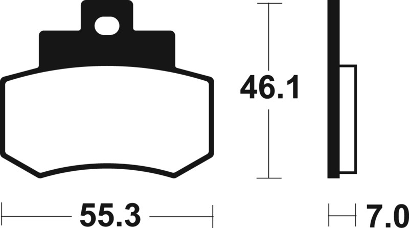 Plaquettes de frein métal fritté TECNIUM MSS276 de qualité premium