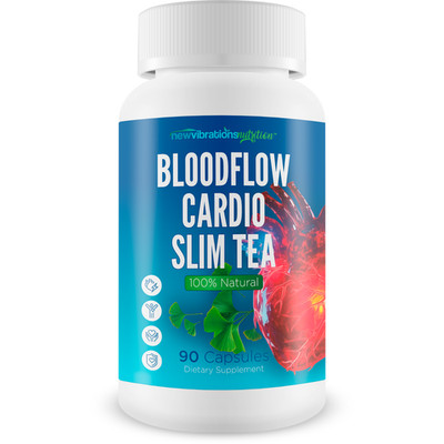 Blood Flow Cardio Slim Tea - Advanced Pressure Support Full Body Detox Cleanse