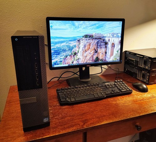 Dell Optiplex 7010 MT i7-3770 16GB RAM 128GB SSD 500GB HDD Windows 10 Pro NICE!