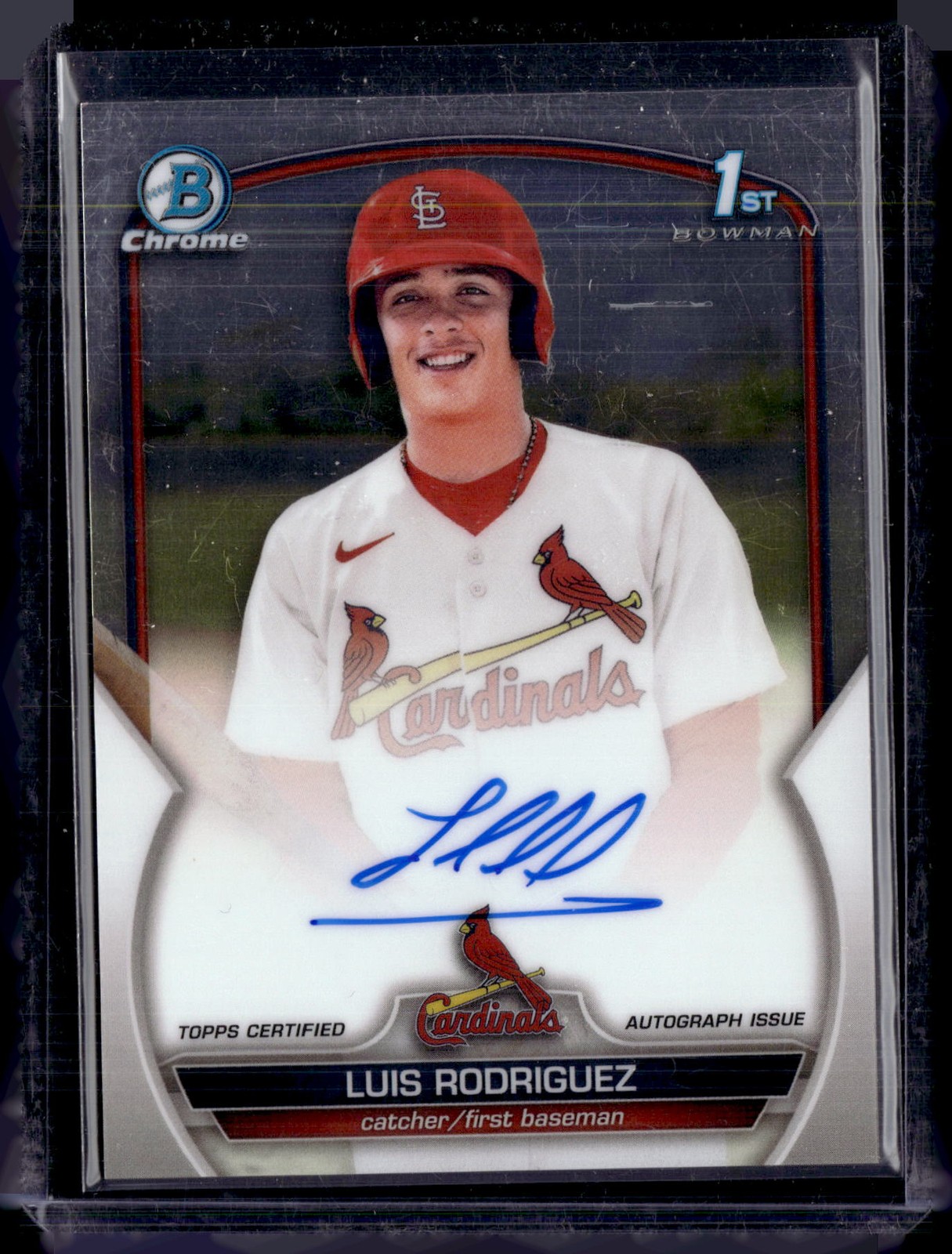 2021 Bowman Chrome #CPA-LR Luis Rodriguez Prospect Autographs