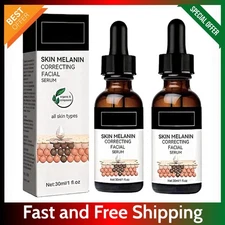 2pcs Melanin Correcting Facial Serum – Dark Spot Remover & Bright Glow Skin Care