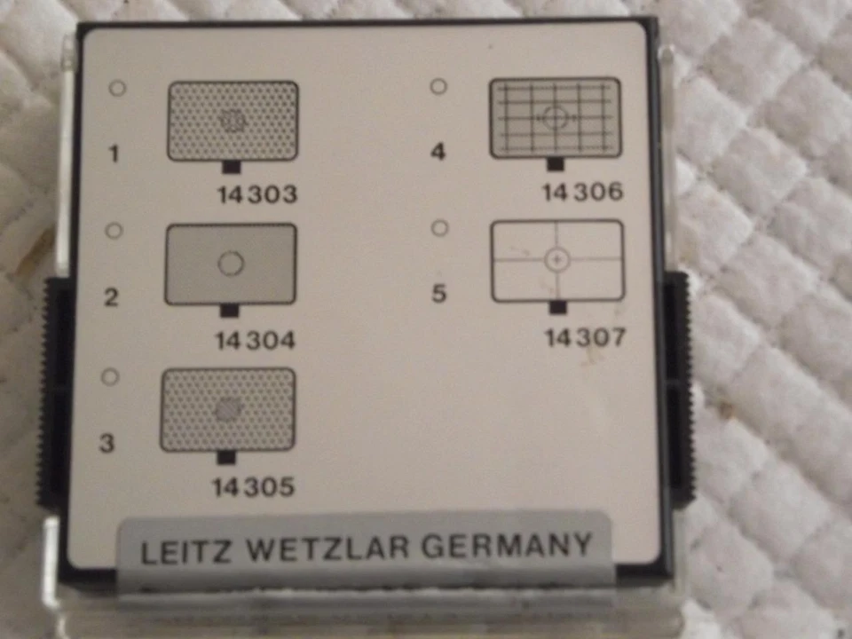 PANTALLA DE ENFOQUE LEICA NÚMERO 14-304 PARA CÁMARA R4 SLR Foto 4 de 4