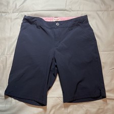 Cat  Jack Size 12 Navy Blue Uniform Performance Shorts adjustable waist Girls