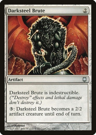 Darksteel Brute LP Darksteel Artifact Mtg Magic English Regular Uncommon