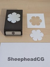 Stampin' Up! Grande fiore/fiore punzone - bloccabile, ottime condizioni - carta hobby artigianale UK!