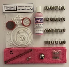 1974 Gottlieb Free Fall Pinball Machine Maintenance Tune Up kit