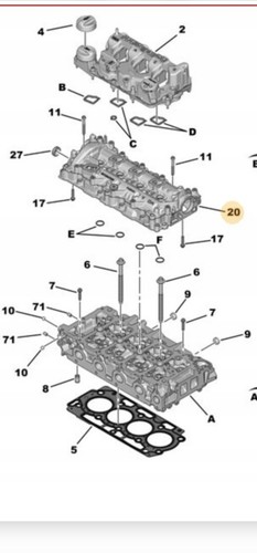 New Camshaft Bearing Case For Toyota Proace / Ford / Fiat / Citroën 1.5 Diesel - Picture 6 of 6