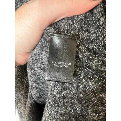 Suéter Tahari Para Mujer Gris Oscuro Cuello Alto Manga Larga Cómodo Talla XS - Imagen 6 de 8