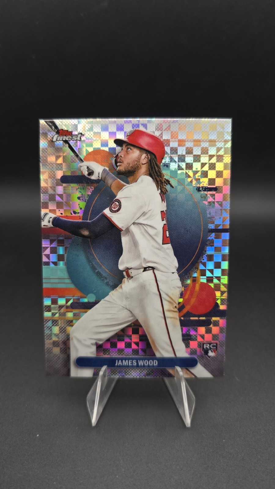 2025 topps finest james wood uncommon xfractor rookie