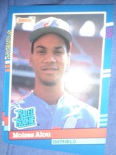 1991 Donruss - Rated Rookie Moises Alou #38 