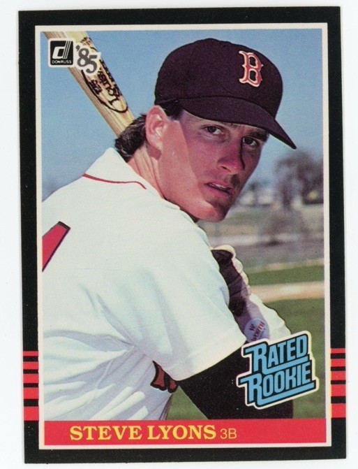 1985 Donruss #29 Steve Lyons Rated Rookie Mint