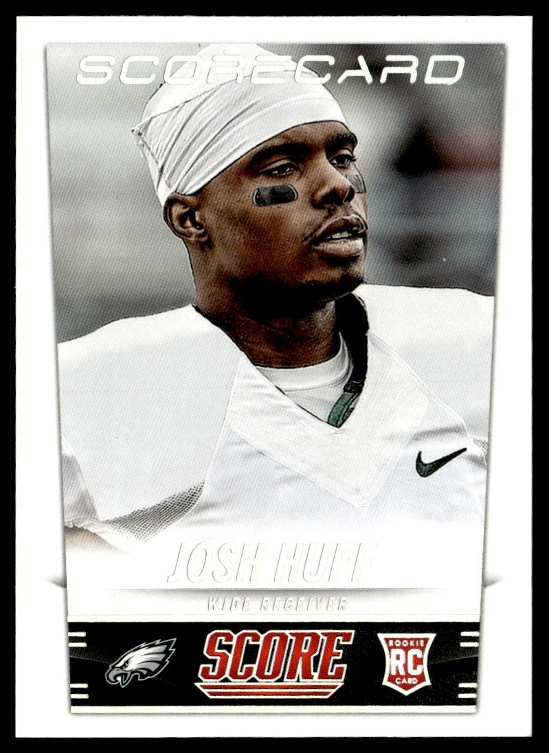 2014 Score Scorecard Josh Huff Rookie Philadelphia Eagles #389