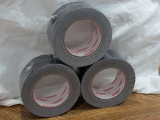 3 Rolls Black Gaffers Tape 2" x 30 Yards 270 Feet Residue-Free Athletic, Duct
