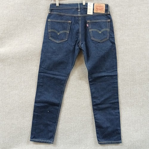 Levis 502 Jeans Herren 33 Blau Denim Taper Regular Fit Stretch Hose 30" Schrittlänge - Bild 9 von 10