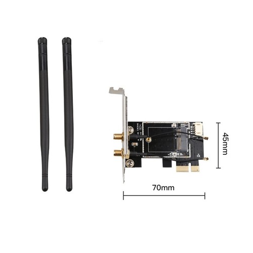 Adaptateur de Carte WiFi PCIE Carte RéSeau Sans Fil M2 NGFF Convertisseur B9165 - Photo 6/6