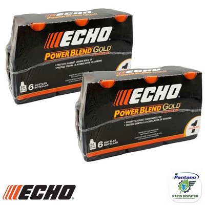 Echo Power Blend Gold 2-Cycle Oil 2.6 oz Bottles Case 6450001G 50:1 12-PACK