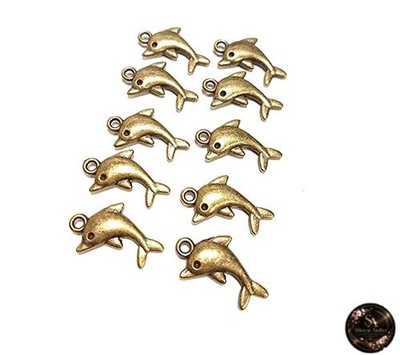 H761 SHOUT RUE Delphin Charm (10er Set)