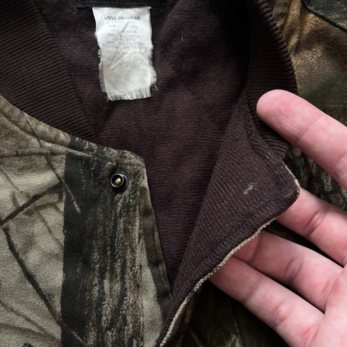 Vintage Crazy Rare RealTree Crop Bomber Japan style Men's Size L - Picture 6 of 8
