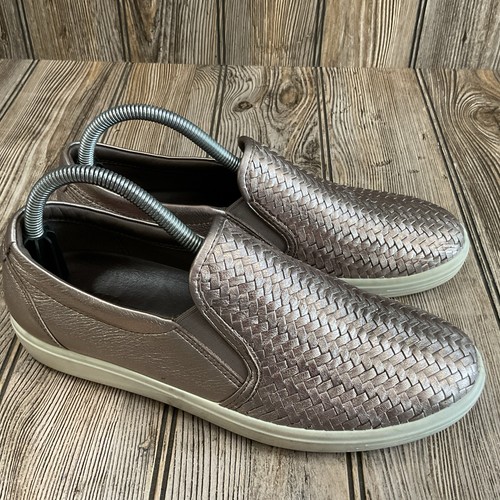 Ecco Womens Soft 7 Slip On Womens Sneaker Loafer Metallic Pewter Size 9-9.5-40 - Picture 15 of 15