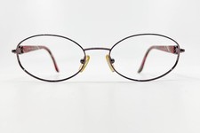 Fendi F576 Golden Sky Gold Oval Eyeglasses Frames 54-18 135 Italy Designer 18826