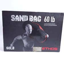 ETHOS 60 lb Sand Bag For Workout, Core, Balance, Upper Body, Endurance, Mobility
