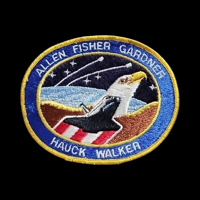 STS-51A Space Shuttle DISCOVERY Mission NASA 4 3/4'' Patch
