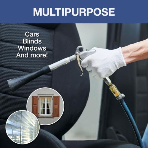 LAUCO Air Blow Gun for Car Detailing, High-Pressure Cleaner with Nozzle & Brush - Picture 3 of 5