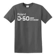 Roland D-50 Synthesiser T-Shirt Funny Gift Party Novelty Top