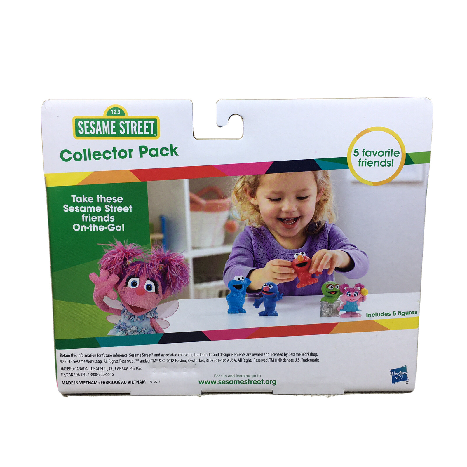 sesame street playskool collector pack 5 figures