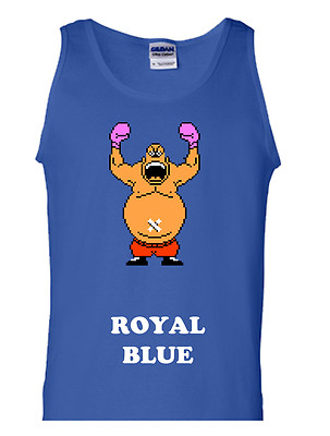 Mike Tyson's Punchout ''King Hippo'' Classic Nes shirt jersey TANK TOP NEW