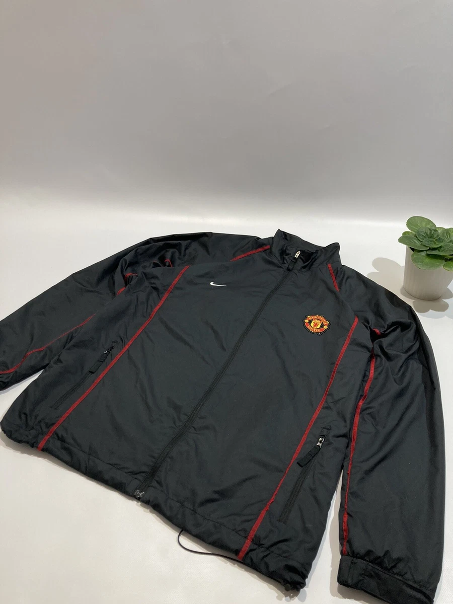 Vintage Nike Manchester United Track Zip Up Jacket Nylon Officially Men’s Medium