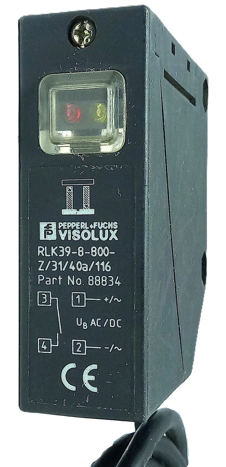 Pepperl RLK39-8-800-Z/31/40A/116 88834 12-240 V Photoelectric Proximity Sensor - Image 2 of 4