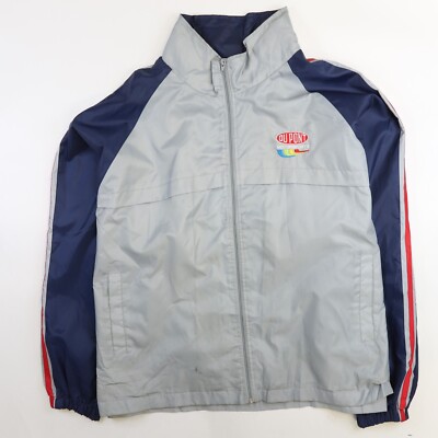 Vintage Jeff Gordon Dupont Motorsports Racing Windbreaker Light Jacket Size XL