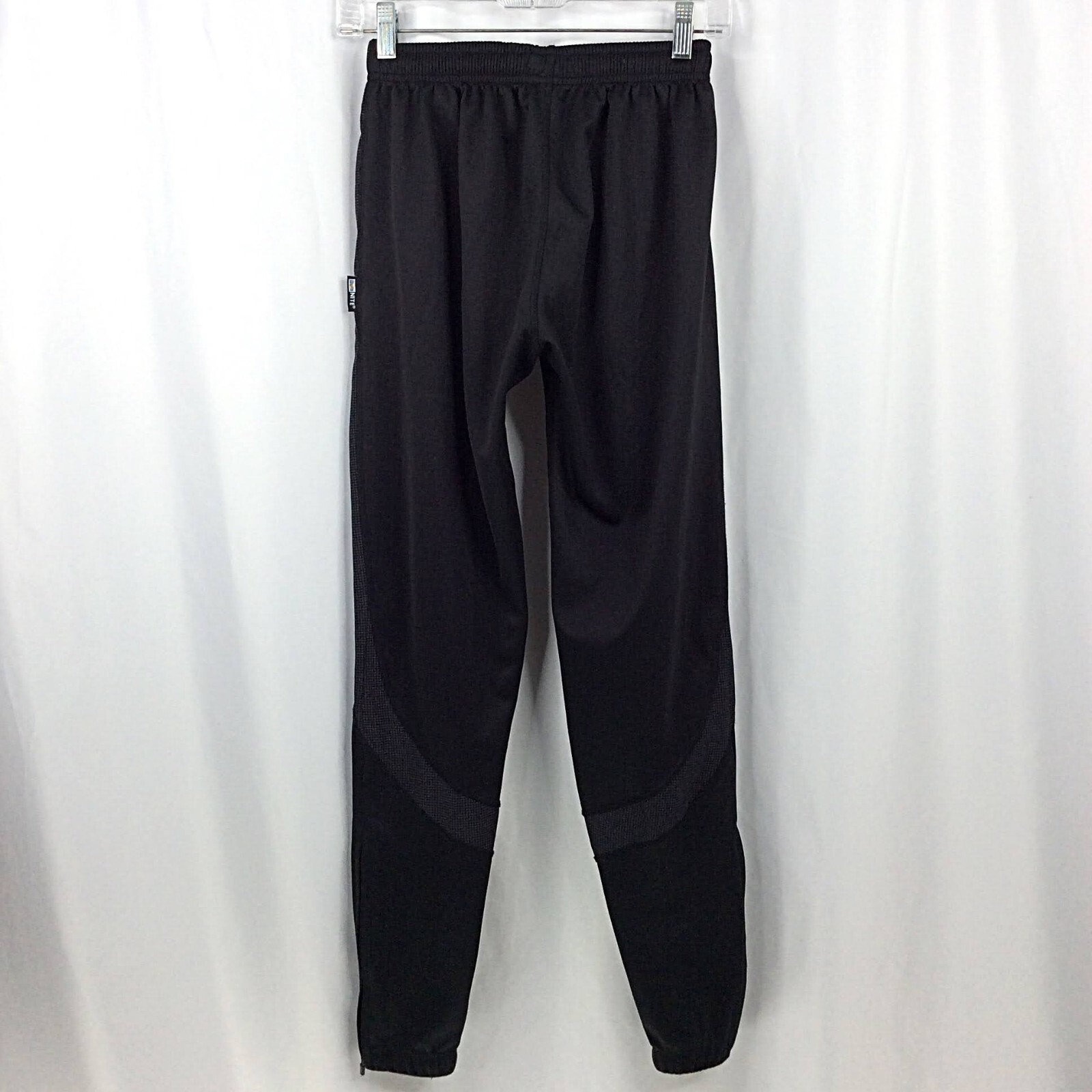 illumiNITE Track Pants Mens Size Small Black Drawstring Reflective Running