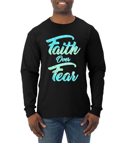 Faith Over Fear Inspirational Christian 