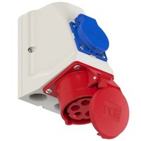 32A Cee Wandsteckdose Combo Mit Schuko IP44 5-Polig 32 A 5P Wanddose Pce 9225-6