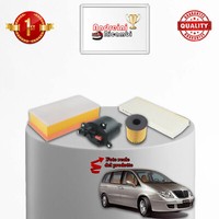 Set Service 4 Filter Lancia Phedra 2.2 JTD 120KW 163CV Von 2006->