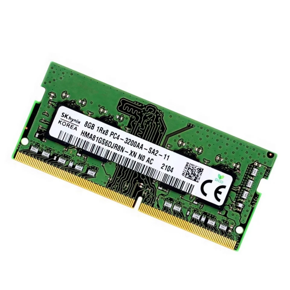 New Hynix 8GB DDR4 3200MHz PC4-25600 1RX8 SODIMM Laptop Memory Ram HMA81GS6CJR8N - Image 3 of 3