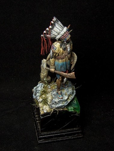 Sioux Warrior siglo XIX 75 mm Juguete Pintado Soldado Preventa | Museo - Imagen 10 de 10