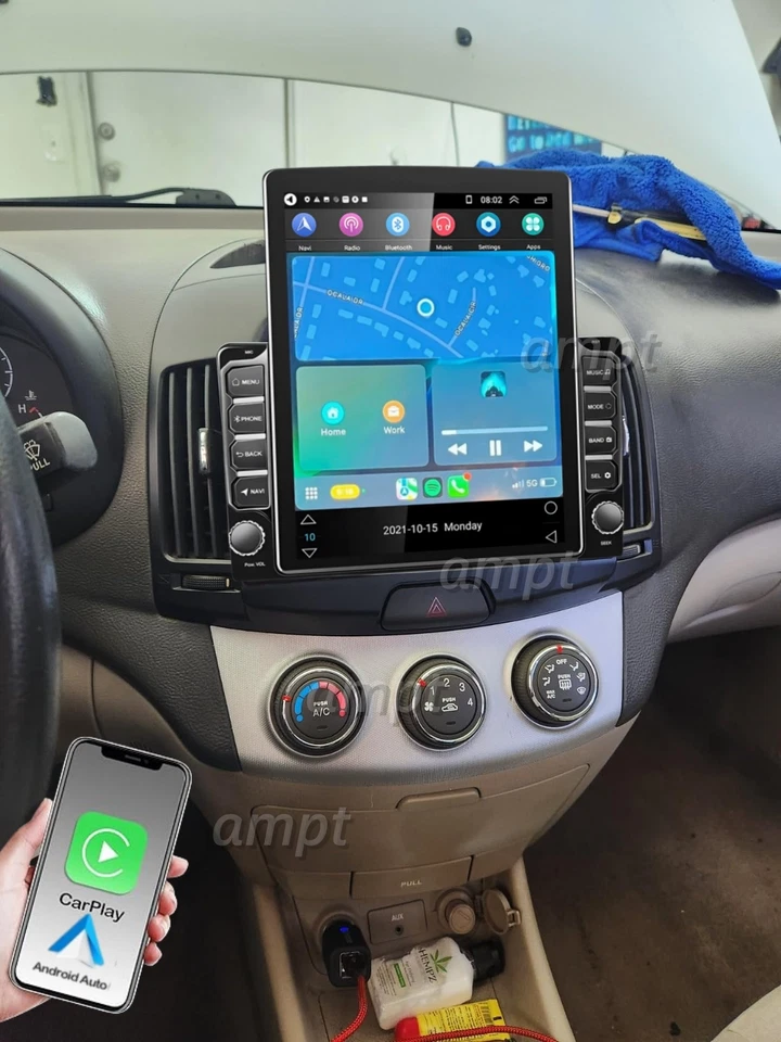 9.7" For Hyundai Elantra 2006-2011 CarPlay Android 13 Car Radio Stereo 32G Foto 4 de 4