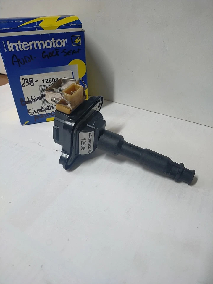 Bobina D'accensione per VW Golf IV , Audi A4, SEAT 058905101 intermotor 12606 - Imagen 2 de 4