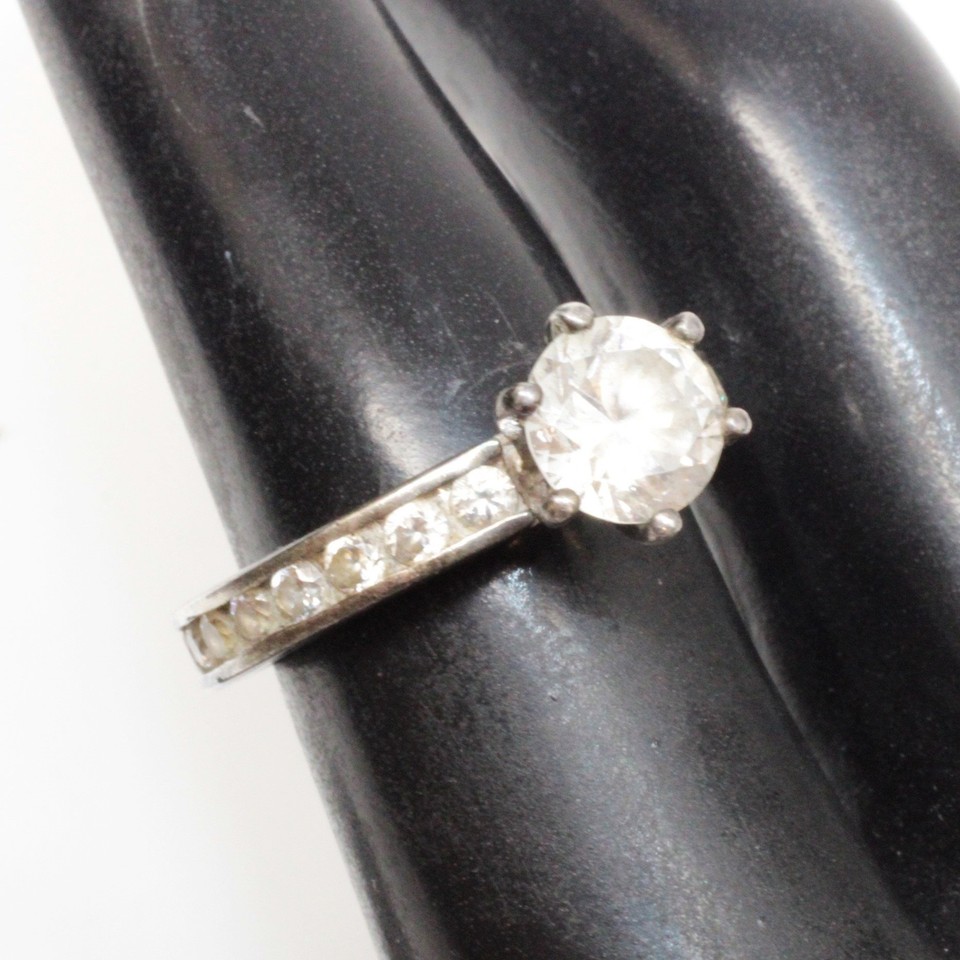 Sterling Silver CZ Jewelry Set 10.4g eBay