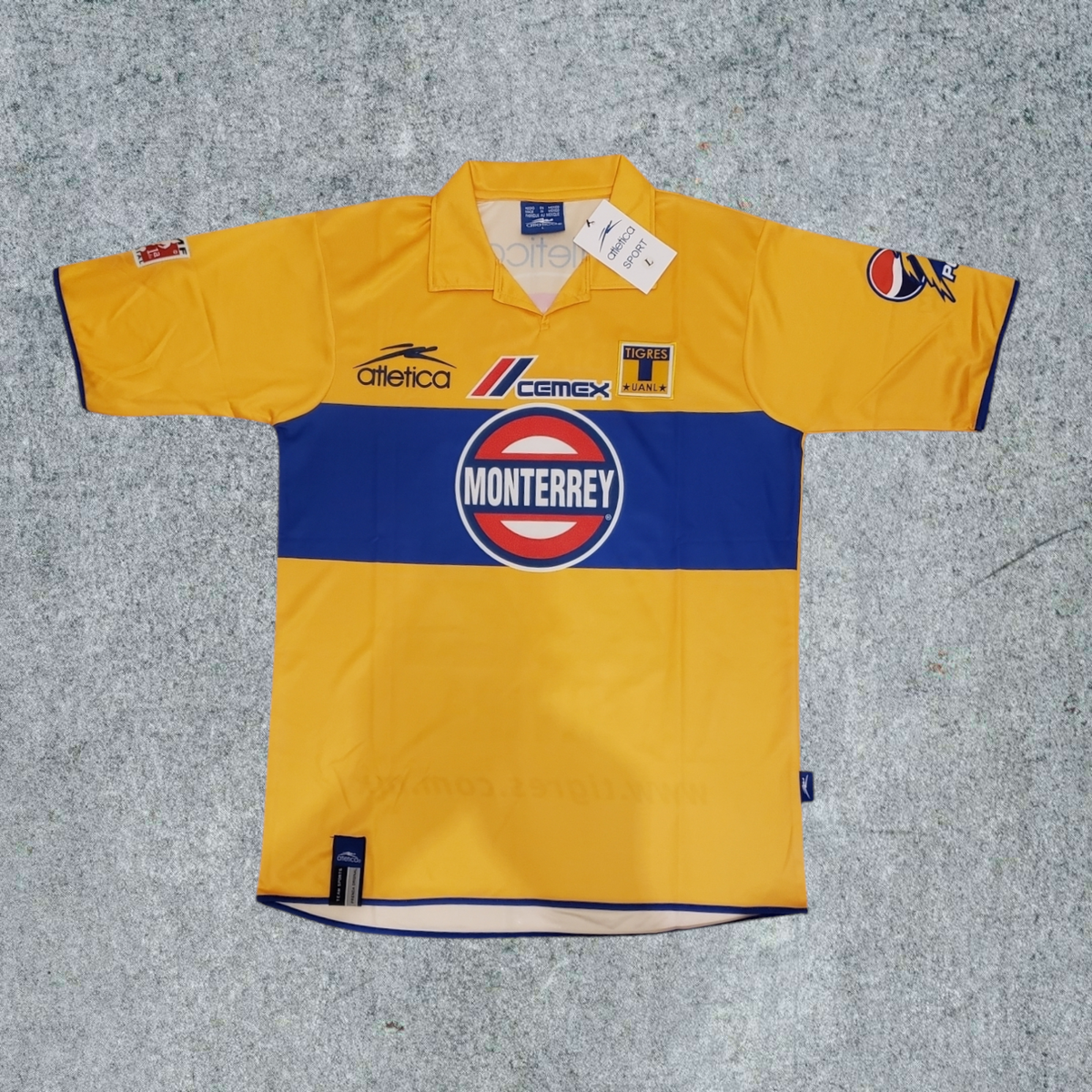 TIGRES UANL HOME 02/03 Vintage - WALTER GAITAN # 10 - XL | eBay