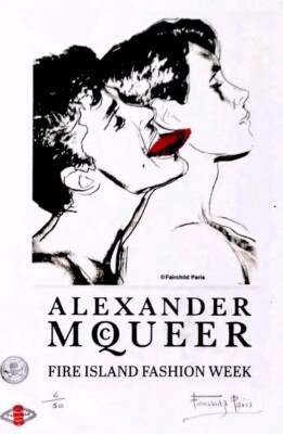 Alexander McQueer, Fire Island Fashion Week 22'x 15'x Signed